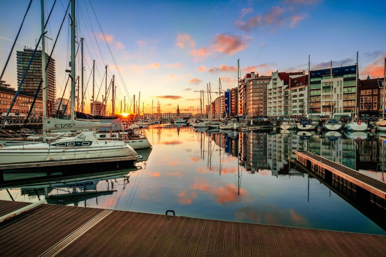 Studio Met Groot Zonneterras Centrum Oostende Dış mekan fotoğraf