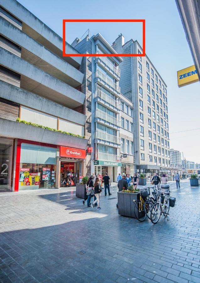 Studio Met Groot Zonneterras Centrum Oostende Dış mekan fotoğraf