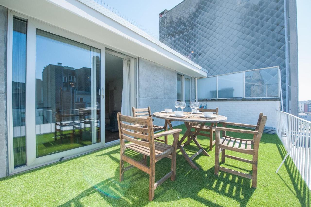 Studio Met Groot Zonneterras Centrum Oostende Dış mekan fotoğraf